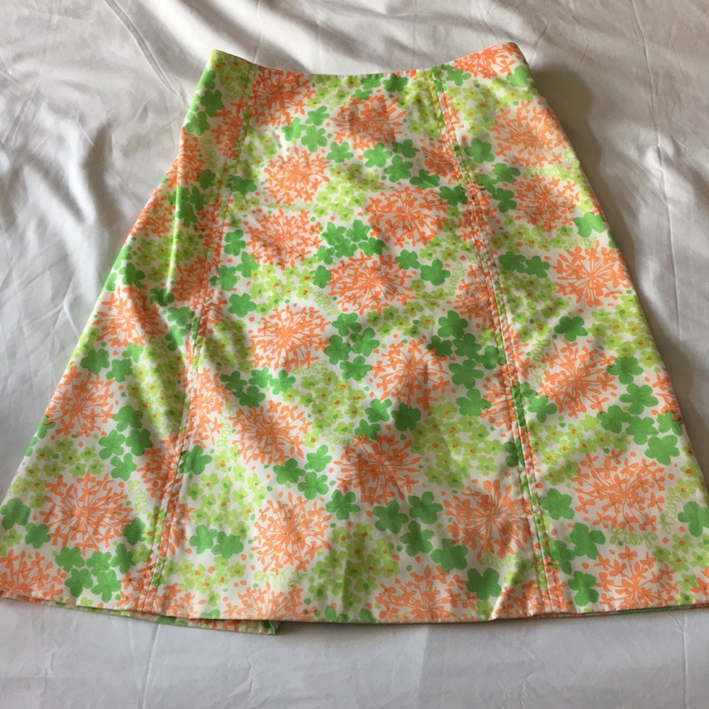 Lily Pulitzer Floral pattern Skirt Size 10